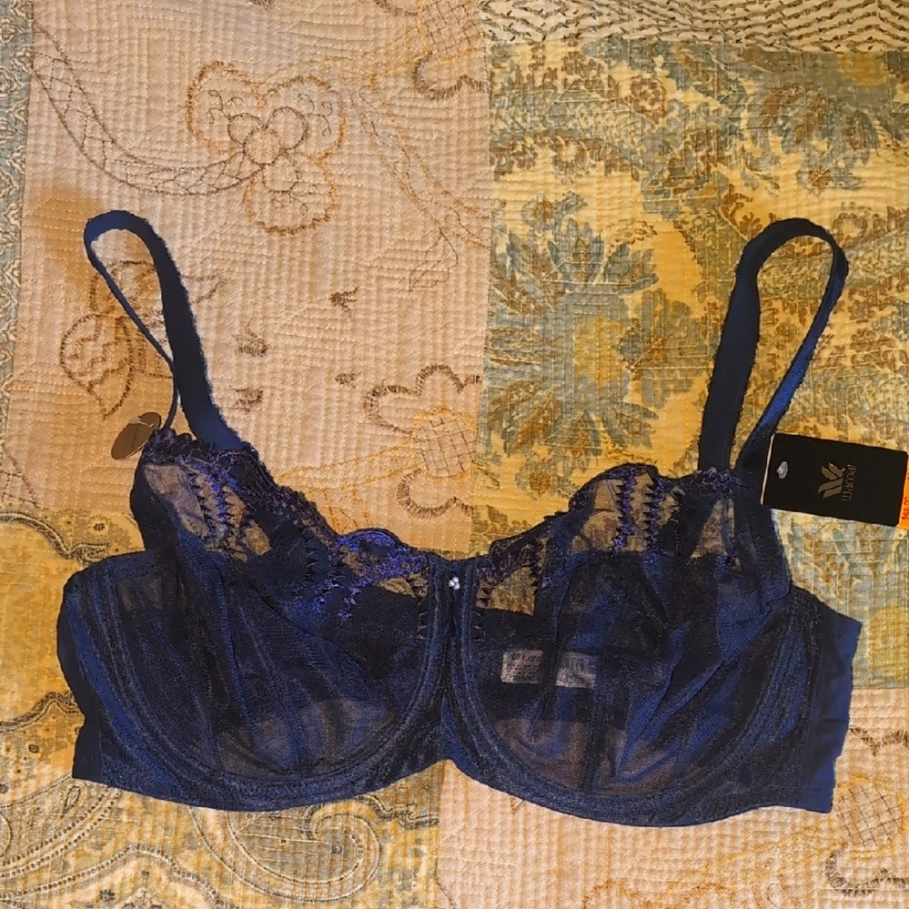 Wacoal Midnight Blue Lace Bra